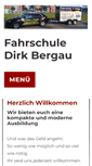 Mobile Screenshot of fahrschule-bergau.de